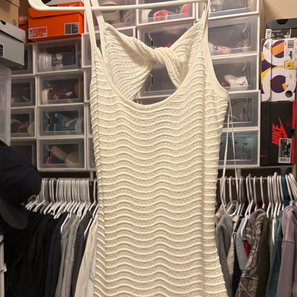 Windsor White Backless Dress